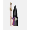 Juguetes Semana Santa Artabán: nazareno negro de capa con cruz de guía