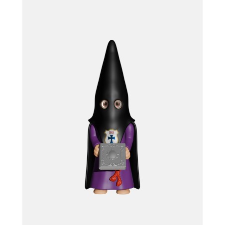 Juguetes Semana Santa Artabán: nazareno negro de capa con libro de reglas