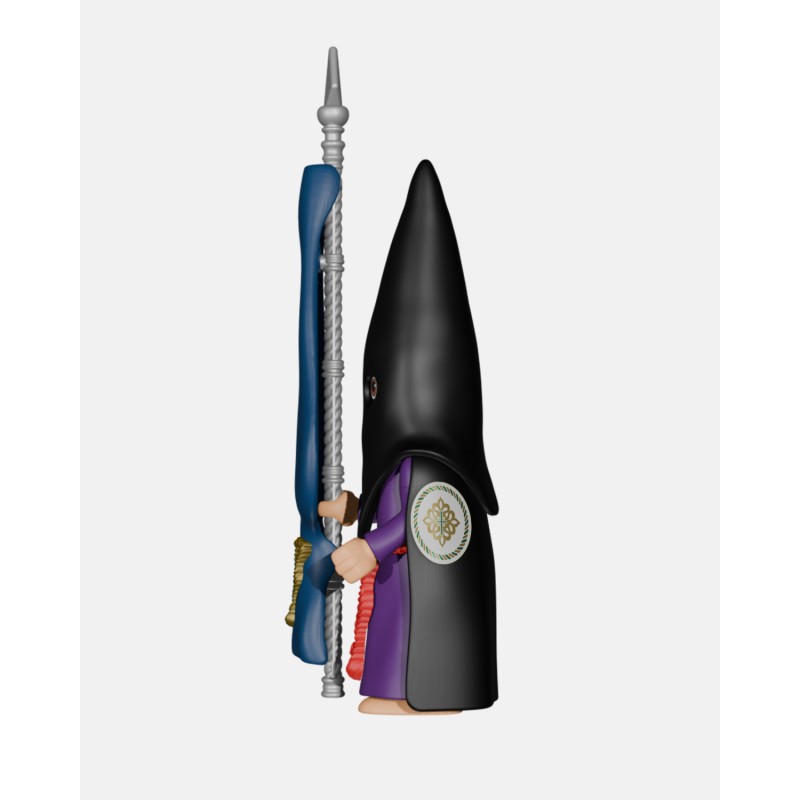 Juguetes Semana Santa Artabán: nazareno negro con bacalao