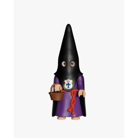 Juguetes Semana Santa Artabán: nazareno negro de capa con cesta