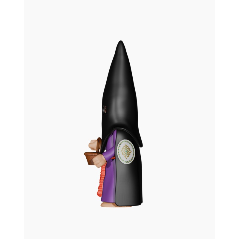Juguetes Semana Santa Artabán: nazareno negro de capa con cesta
