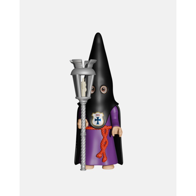Juguetes Semana Santa Artabán: Pack nazareno negro de capa con farol