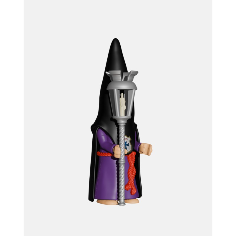 Juguetes Semana Santa Artabán: Pack nazareno negro de capa con farol