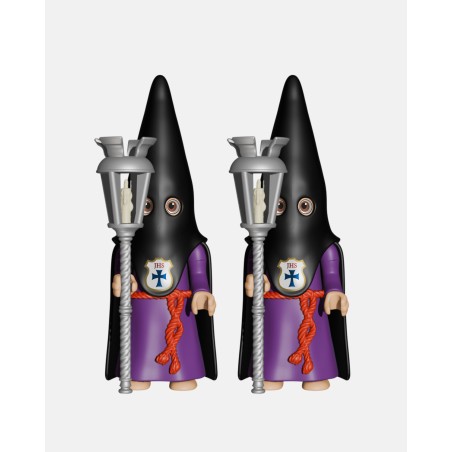 Juguetes Semana Santa Artabán: Pack nazareno negro de capa con farol