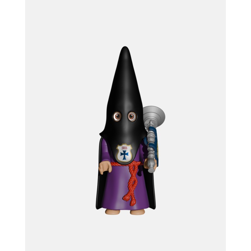 Juguetes Semana Santa Artabán: pack nazareno negro de capa con bocina