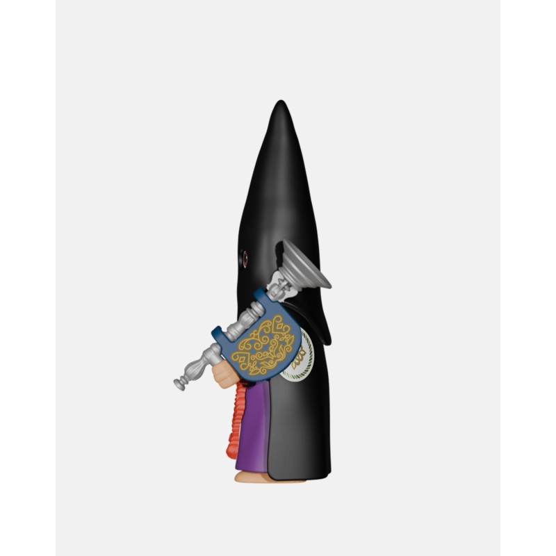 Juguetes Semana Santa Artabán: pack nazareno negro de capa con bocina