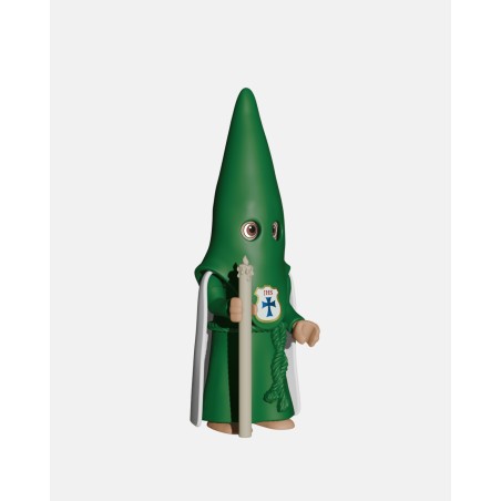 Juguetes Semana Santa Artabán: nazareno verde de capa con cirio