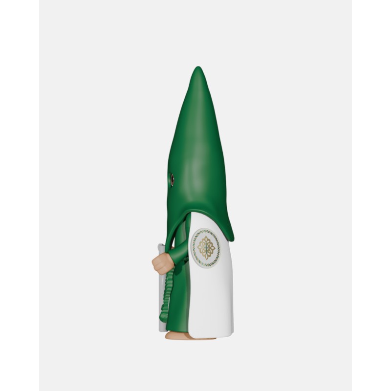 Juguetes Semana Santa Artabán: nazareno verde de capa con palermo