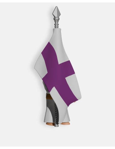 Nazareno Cola Blanco Vara Larga Dorada B6010 · Semana Santa · Artabán Juguetes