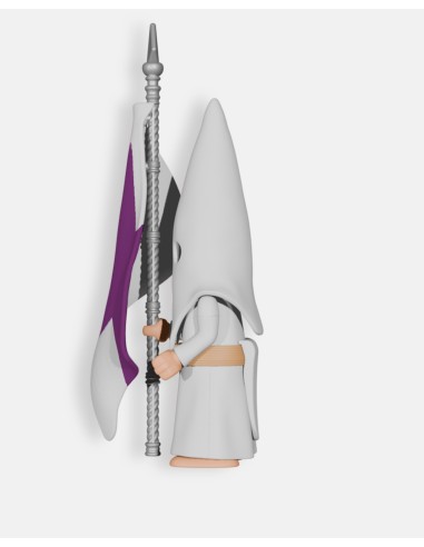 Nazareno Cola Blanco Vara Larga Dorada B6010 · Semana Santa · Artabán Juguetes