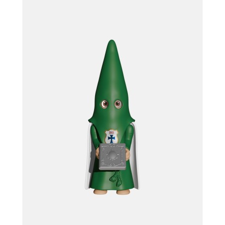 Juguetes Semana Santa Artabán: nazareno verde de capa con libro de reglas