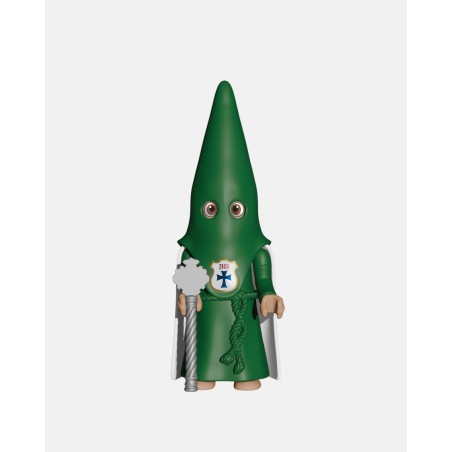 Juguetes Semana Santa Artabán: nazareno verde de capa con vara corta