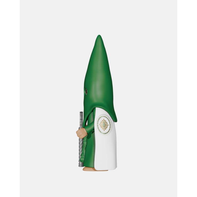 Juguetes Semana Santa Artabán: nazareno verde de capa con vara corta