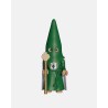 Juguetes Semana Santa Artabán: nazareno verde de capa con vara dorada